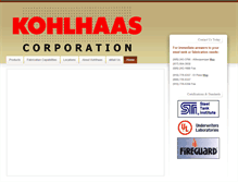 Tablet Screenshot of kohlhaastanks.com